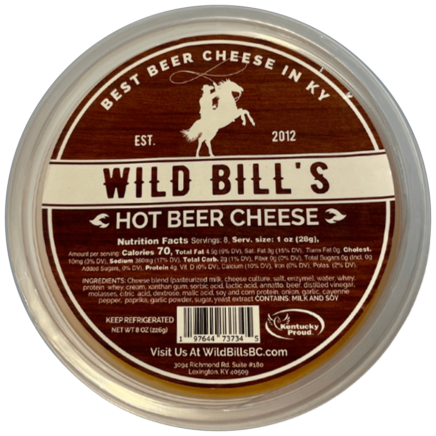 Wild Bills Beer Cheese - Hot Beer Cheese