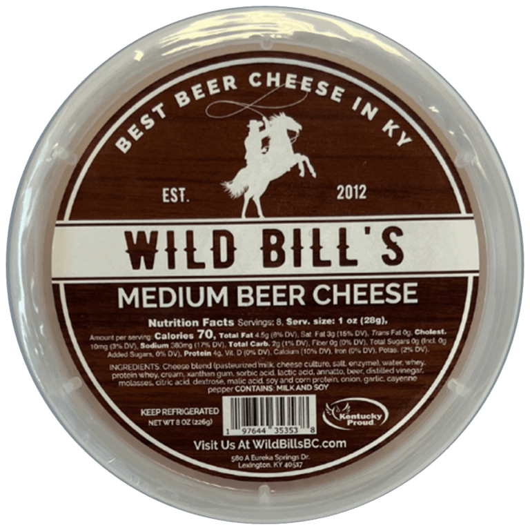 Wild Bills Beer Cheese - Medium Beer Cheese Flavors