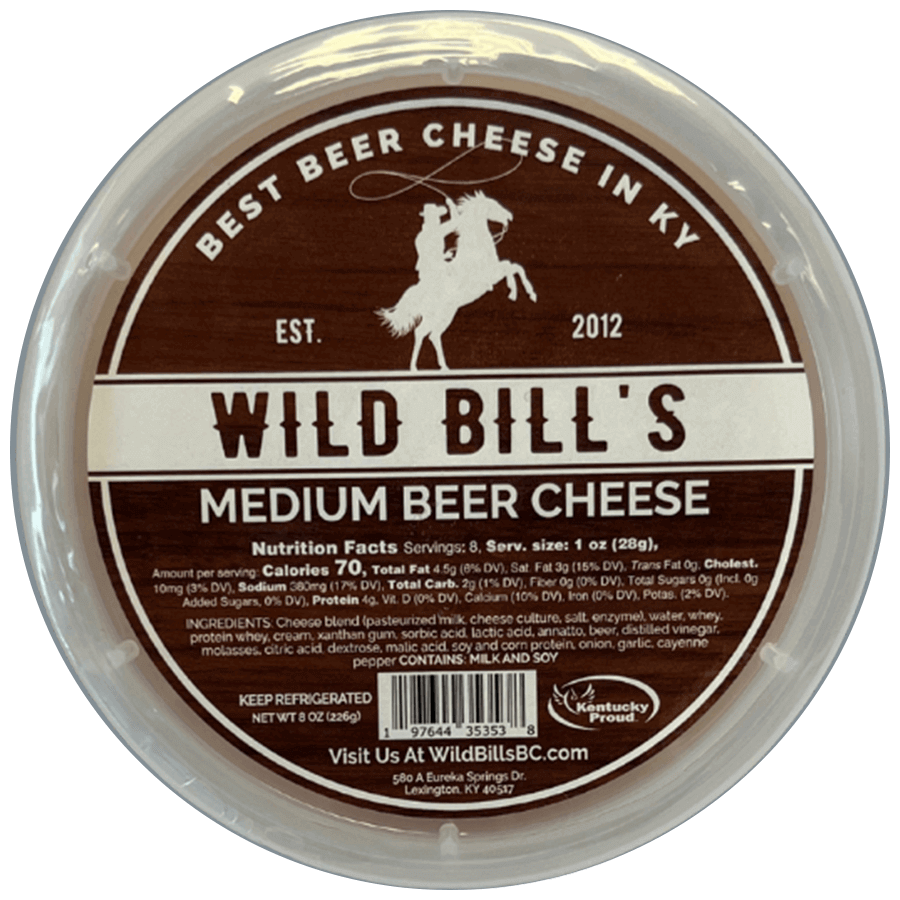 Wild Bills Beer Cheese - Medium Beer Cheese Flavors
